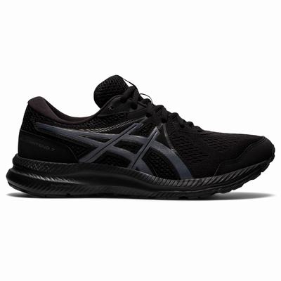 Asics Gel-Contend 7 - Miesten Juoksukengät - Mustat/Harmaat